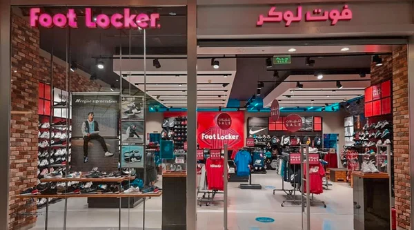 Foot Locker Riyadh Galleria partner store shopfront on opening day