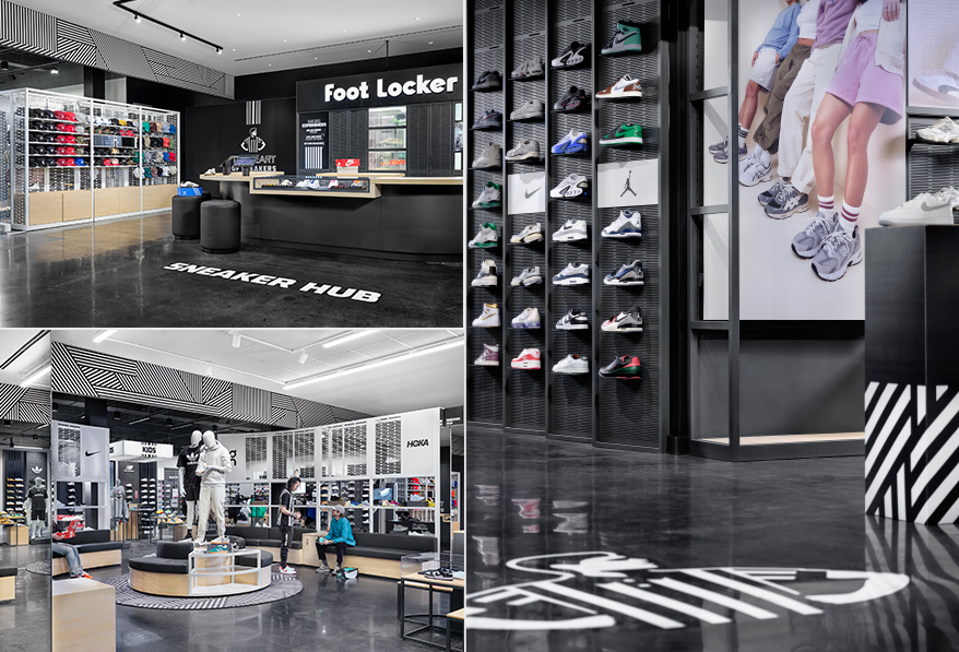 Foot Locker store design and floor plan overview